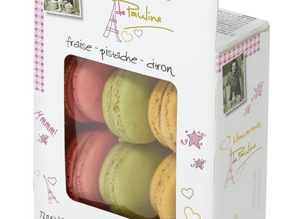 Macarons fraise/pistache/citro